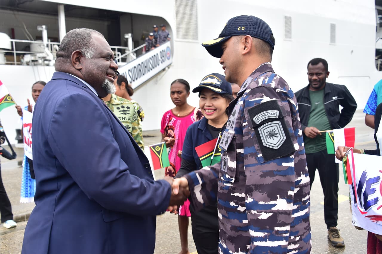 Usai Misi Kemanusiaan di Vanuatu, Satgas TNI AL Bergerak ke Fiji
